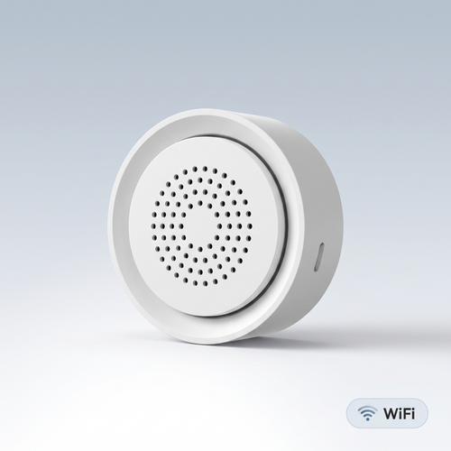 PureNode WiFi Water Leak Kit Siren Alarm - hero shot