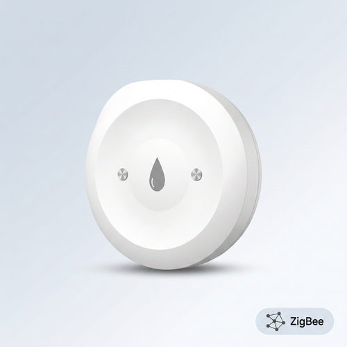 PureNode ZigBee Water Leak Sensor Flood Alert - hero shot