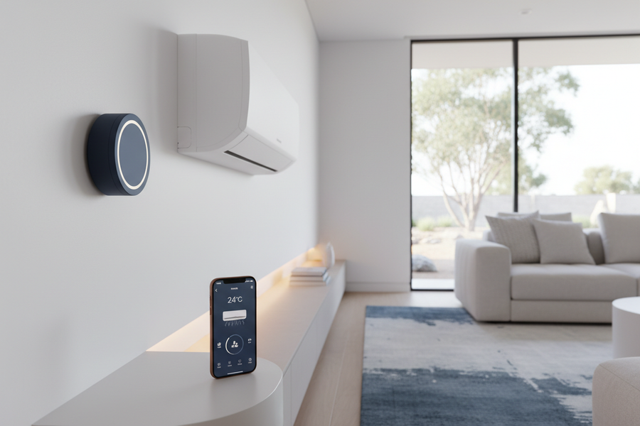 Control Your Split System AC with Your Phone Using a Smart IR Controller