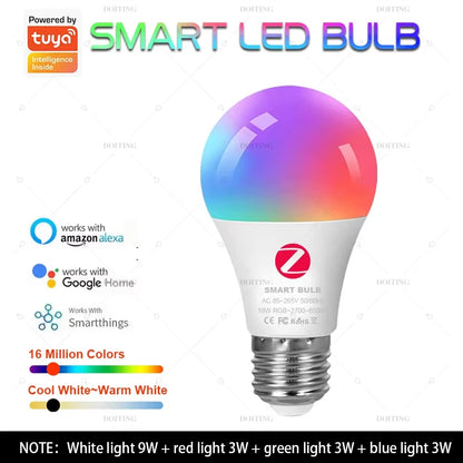 PureNode ZigBee Smart Bulb E27 screw - powered by Tuya, works with Alexa, Google Home and SmartThings