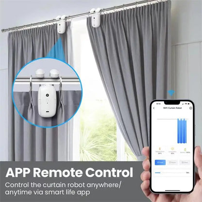 Smart WiFi Curtain Motor voice control with Alexa and Google Home