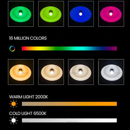 PureNode ZigBee Smart Bulb colour range - 16 million colours plus warm white to cold white 6500K