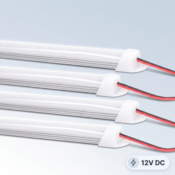 PureNode 12V LED Strip Bar Lights 4-Pack - hero shot