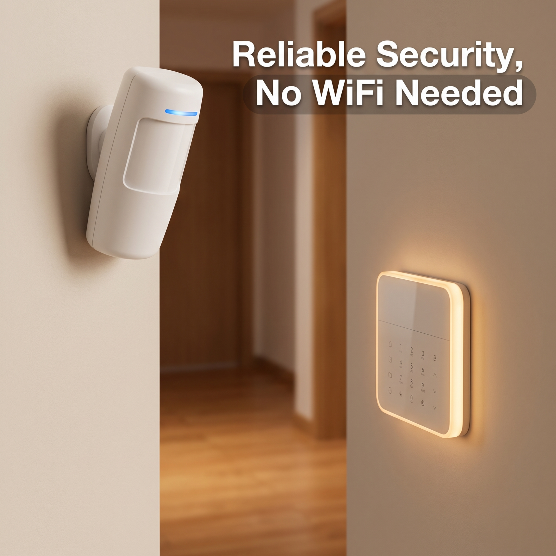 PureNode 433MHz PIR Motion Sensor - hallway security use case