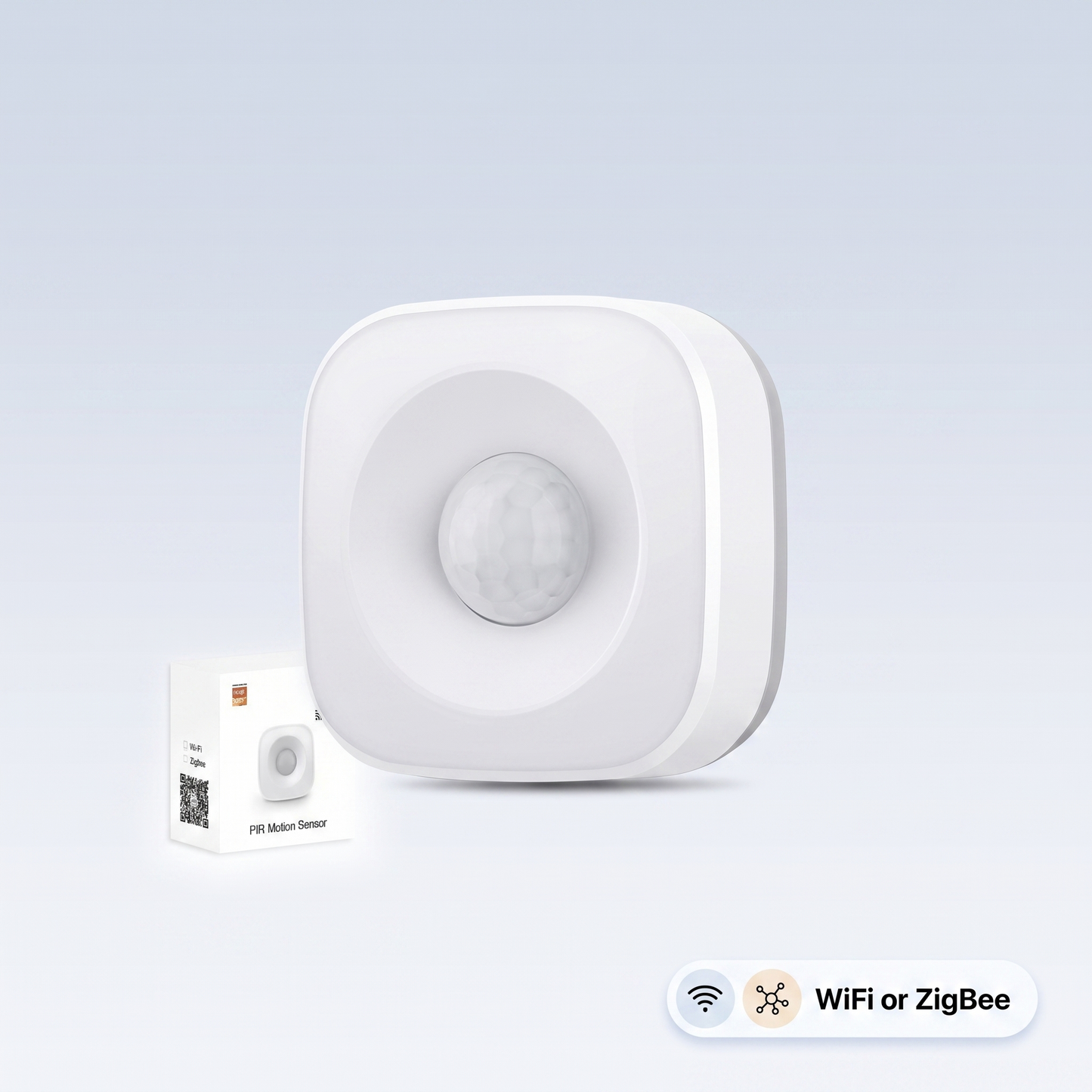 PureNode WiFi/ZigBee PIR Sensor - hero shot