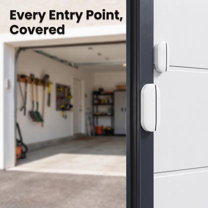 PureNode WiFi/ZigBee Door and Window Sensor - garage door use case
