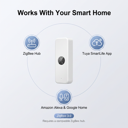 PureNode ZigBee Illuminance Sensor - works with ZigBee hub, Tuya SmartLife, Alexa, Google Home