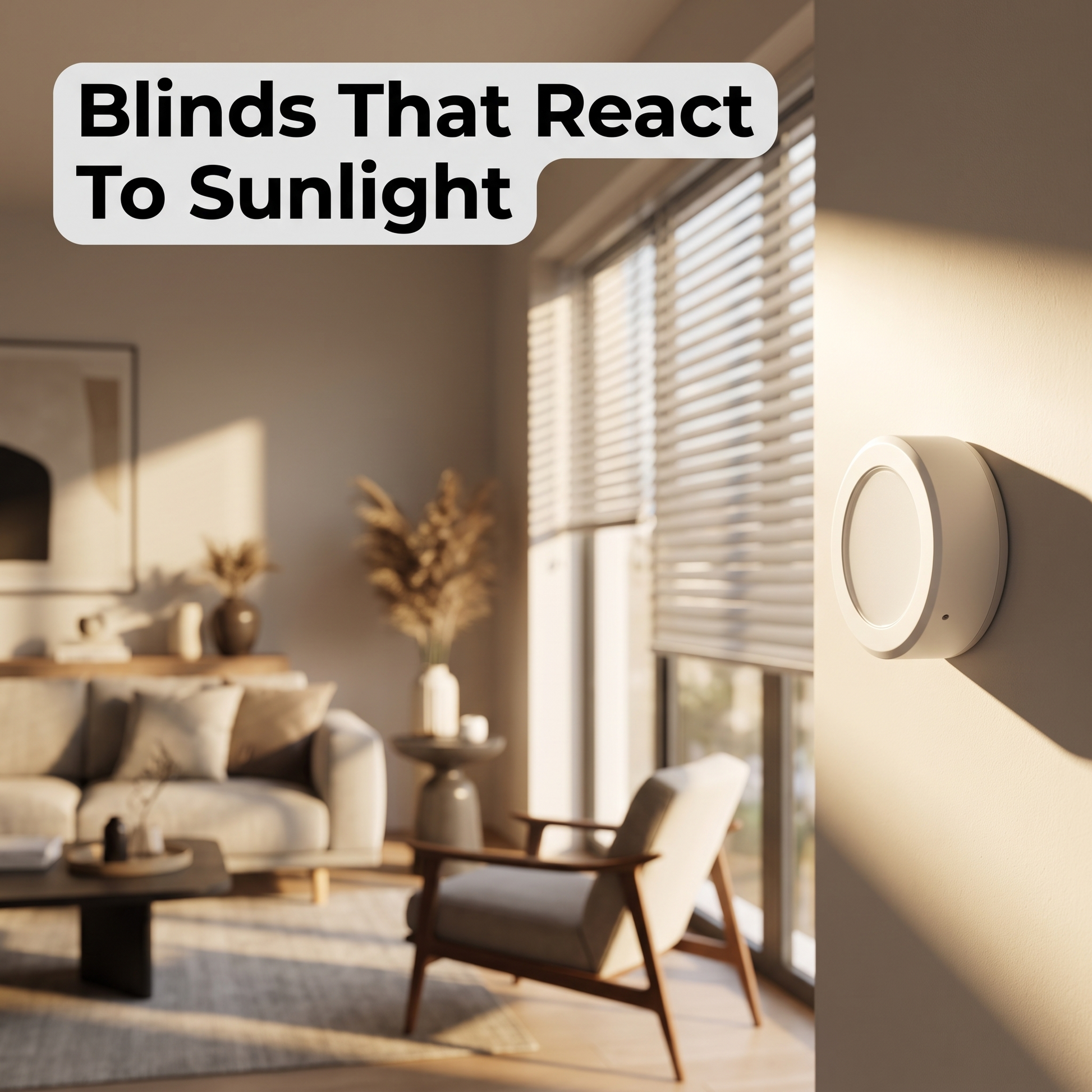 PureNode ZigBee Light Sensor - motorized blinds use case