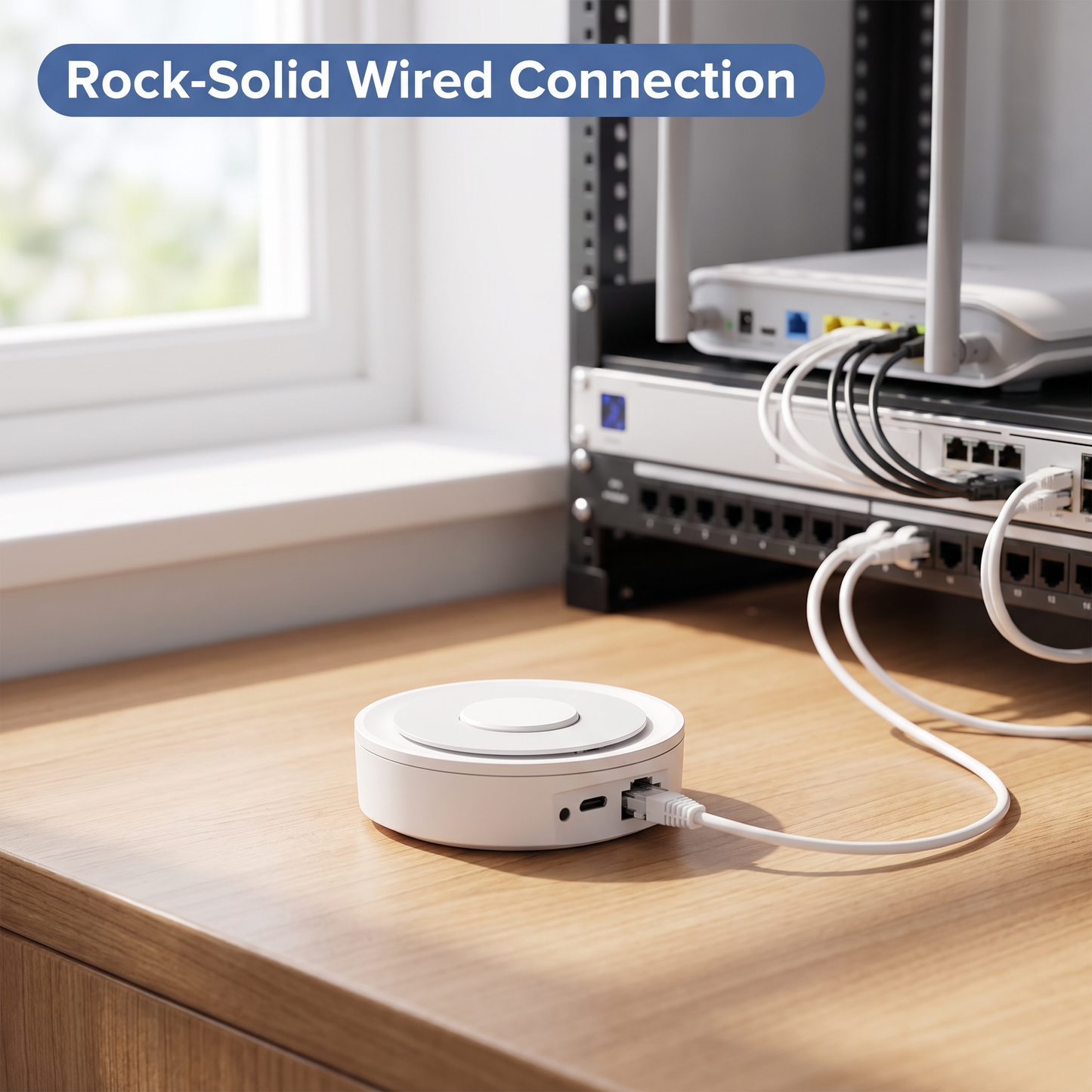 PureNode ZigBee Hub WiFi Gateway - wired ethernet setup use case