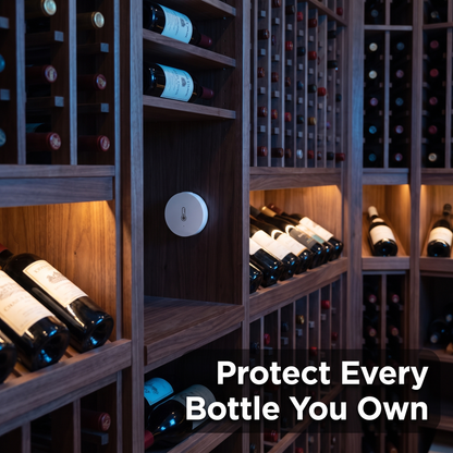 Smart humidity sensor protecting wine cellar storage conditions