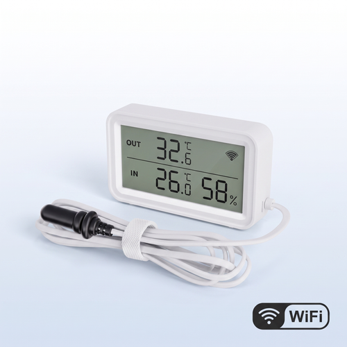 PureNode WiFi Temperature Humidity Sensor LCD Display Smart Climate